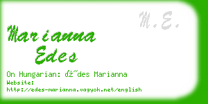 marianna edes business card